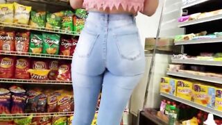 AMAZING Goddess Teen Ass in Jeans!