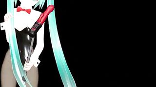 MMD Hatsune Miku Cosplay Conejitos Playboy Dancing Apple Pie by [Piconano-Femto]