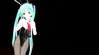 MMD Hatsune Miku Cosplay Conejitos Playboy Dancing Apple Pie by [Piconano-Femto]