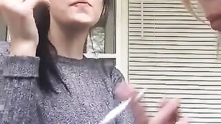 Russian Girl Smoking 1