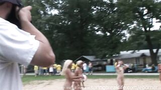 Naked Beach Volleyball