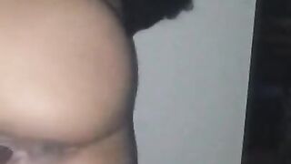 Thick Ebony Curlysu33 Takes BBC Creampie