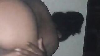 Thick Ebony Curlysu33 Takes BBC Creampie