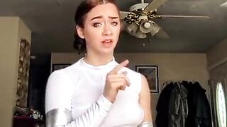 TikTok Hot Teen See through No Bra Braless Tits Nipples