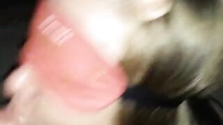 Hot PAWG Slut make BLOWJOB on first Tinder Date POV