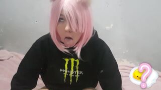 Neko Girl Omlete Slut Teen Ahegao