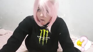 Neko Girl Omlete Slut Teen Ahegao