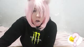 Neko Girl Omlete Slut Teen Ahegao