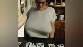 Youtuber - When you forget you have big tits - Braless