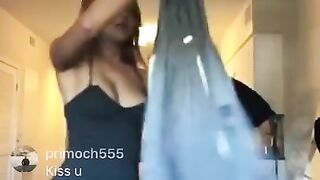 Instagram Live Nip Slip