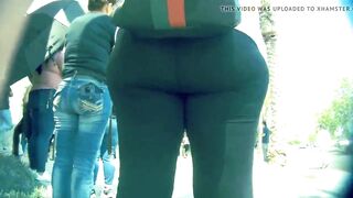 Big asses , culona leggings red h80.