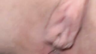 Petite Teen Pussy Oozing while getting her Ass Fucked (short Iphone Clip)