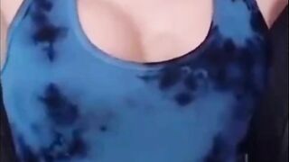 Compilation of small breasted twitch girl flexing