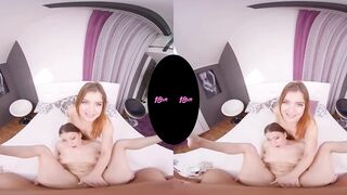 18VR Brutal Anal Threesome With Stepsisters Renata Fox And Mishelle Klein