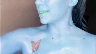 Artistic. Bluegirl. Smurf. Big Tits.