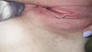 MILF Vibrator, Butt Play, Dripping Pussy