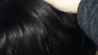 18 Yr old Black Hoe Sucks Fucks and Gets Huge Facial