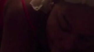 Ebony Sucking White Guy on Periscope