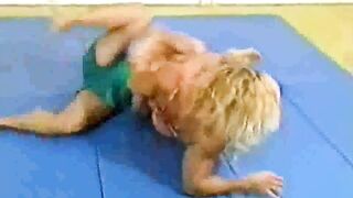 mixed wrestling with a strong fbb youtube