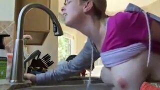 Fucking Friends Wife in Kitchen