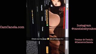 A Day in the Life of a new Pornstar: Cameron Canela 18+ Premium Snapchat Compilation