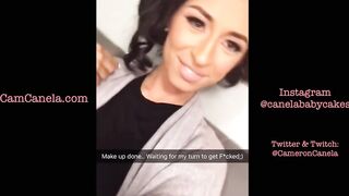 A Day in the Life of a new Pornstar: Cameron Canela 18+ Premium Snapchat Compilation