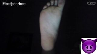 A friend Showed Me Her Feet On Skype