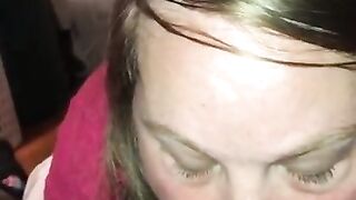 White BBW Gagging on Monster BBC