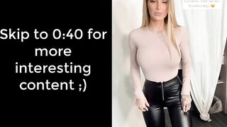 Mmjhottie (influencer) leather leggings try on haul fitgirl