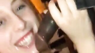 HORNY SNAPCHAT FRIENDS GANGBANG PARTY TWO GIRLS SHARING TWO BIG COCKS