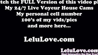 She tells YOU to stay & watch in Vegas hotel her sucking and fucking in bra skirt & stockings voyeur masturbation - Lelu Love