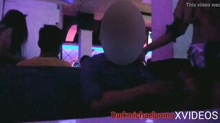 I touch thai big boobs girl (Papang) in Agogo Bar