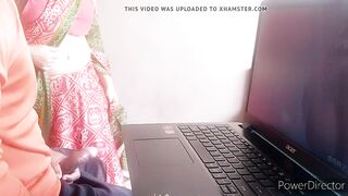 masturbating in front of Indian maid