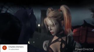 Batman Arkham Knight: Catwoman Kisses Harley Quinn but it in a Mode