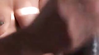 Homemade handjob busty black amateur girl from ForSex.eu