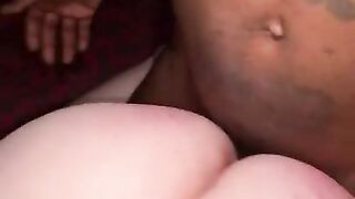 Recording my Girlfriend getting getting Fucked Hard and Creampied by BBC Stranger