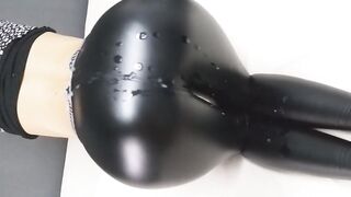 Babe in Leather Leggings Gets Fucked Doggy & Takes a Huge POV Cumshot