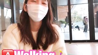 Risa who Loves Blowjob goes to see Cherry Blossoms in Japan while Talking about SEX♥ | Amateur