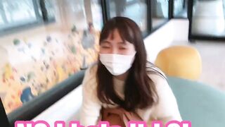 Risa who Loves Blowjob goes to see Cherry Blossoms in Japan while Talking about SEX♥ | Amateur