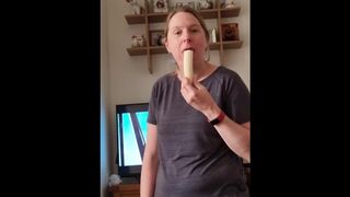 British Stepmom Teasing Stepson what she wants to do to his Cock