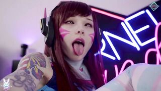 D.VA loves a dick in her tight ass. Karneli Bandi