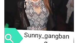 the hot sunnygangbang for the fans