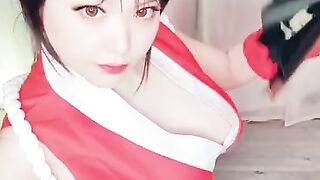 King of Fighter Mai Shiranui Cosplay MMD