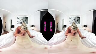 VRConk Busty Blonde Waiting For Postman To Fuck Him VR Porn