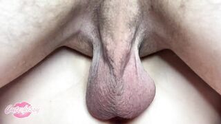 Close up Missionary Fuck with Pulsating Creampie and Dripping Wet Pussy