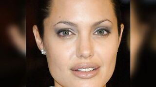 Angelina Jolie (Face) Jerk Off Challenge - With Moaning.