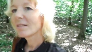 Outdoor,Fick mit vollbusiger MILF