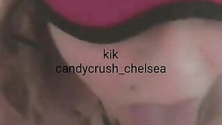 British slut loves cum