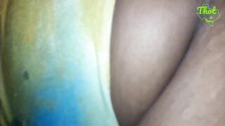 Thot in Texas - Ebony BBW Unicorn Licking Pussy Holding Dick