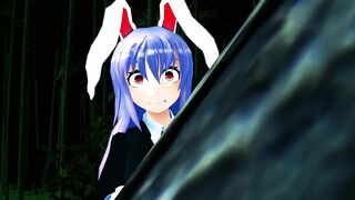 Touhou MMD Reisen Watching & Masturbation